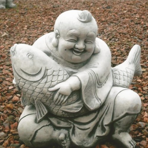 Boeddha met vis