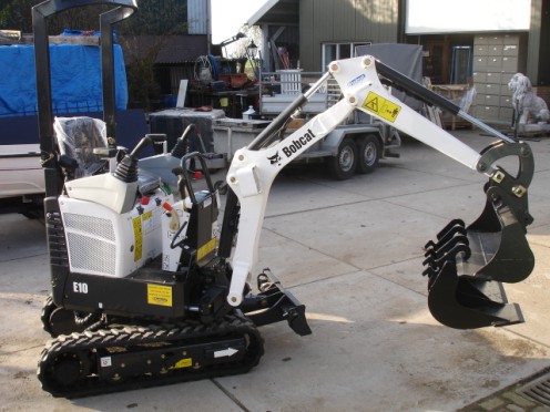 Mini graafmachine Bobcat